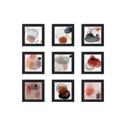 RANDOM White & Black 6 and more Piece Synthetic Wood Other Wall Paintings-picture-34