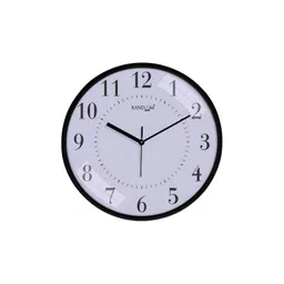 RANDOM White & Black Round Contemporary Wall Clock-picture-12