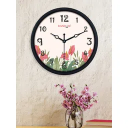 RANDOM White & Green Printed Wall Clock-picture-32