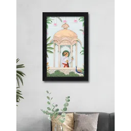 RANDOM White & Green Traditional Wooden Wall Art-picture-20