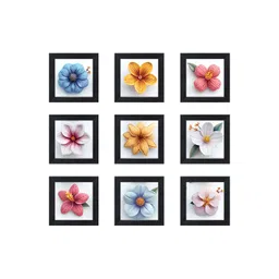 RANDOM White & Pink 6 and more Piece Synthetic Wood Other Wall Paintings-picture-25