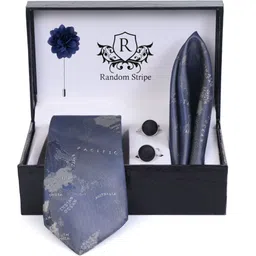 RANDOM STRIPE Alloy Tie & Cufflink-picture-22