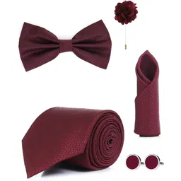 RANDOM STRIPE Satin Cufflink & Tie Pin Set-picture-22