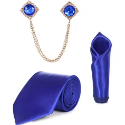 RANDOME STRIPE Satin Cufflink & Tie Pin Set-picture-39