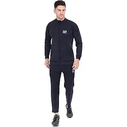 r&r overall Dark Grey Men’s Full Zip Taiwan Lycra Track Suit Set | Solid Athletic Sportswear for Running, Jogging & Gym | Regular Fit Stretchable Tracksuit for Men-picture-29