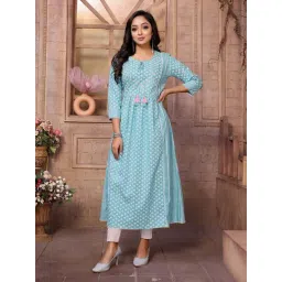 Rangita Blue Printed Kurta-picture-38