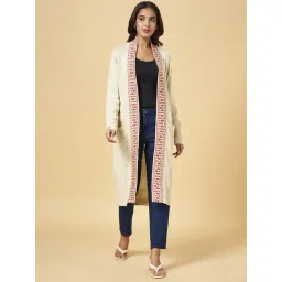 Rangmanch by Pantaloons Beige Printed Shrug-picture-11