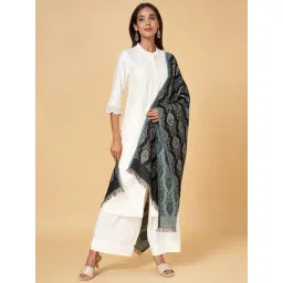 Rangmanch by Pantaloons Black & Blue Printed Shawl-picture-40