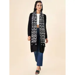 Rangmanch by Pantaloons Black Self Design Cape-picture-15