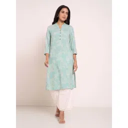 Rangmanch by Pantaloons Blue Printed Kurtas-picture-39