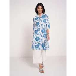 Rangmanch by Pantaloons Blue Printed Kurtas-picture-30