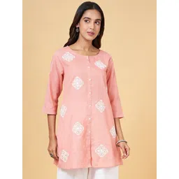 RANGMANCH BY PANTALOONS Ethnic Motifs Embroidered Ethnic Tunic-picture-29