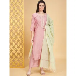 RANGMANCH BY PANTALOONS Floral Embellished Dupatta-picture-27