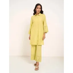 Rangmanch By Pantaloons Green Cotton Regular Fit Kurta-picture-30