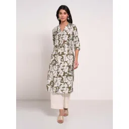 Rangmanch by Pantaloons Green Printed Kurtas-picture-23