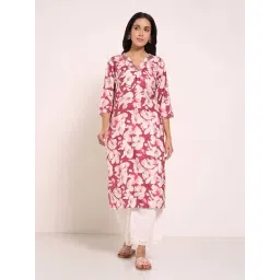 Rangmanch by Pantaloons Pink Printed Kurtas-picture-26