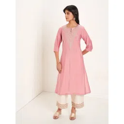 Rangmanch By Pantaloons Pink Regular Fit Kurta-picture-44