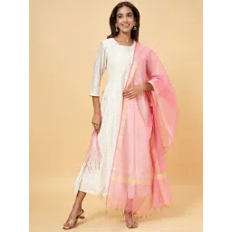 Rangmanch by Pantaloons Pink Woven Pattern Dupatta-picture-13