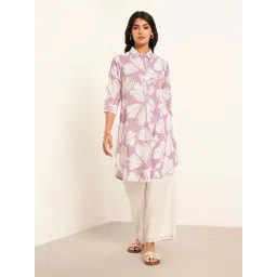 Rangmanch by Pantaloons Purple Printed Kurta-picture-38