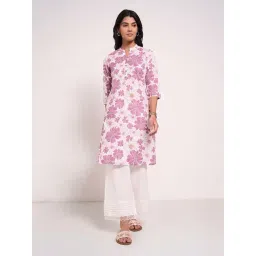 Rangmanch by Pantaloons Purple Printed Kurtas-picture-36