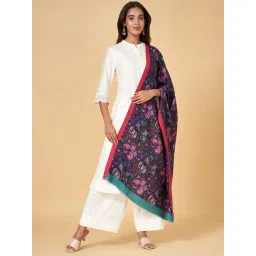Rangmanch by Pantaloons Purple Printed Shawl-picture-32