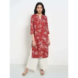 Rangmanch by Pantaloons Red Printed Kurtas-picture-36