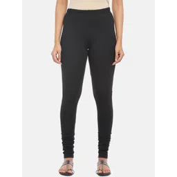 RANGMANCH BY PANTALOONS Women Black Solid Churidhar-picture-38