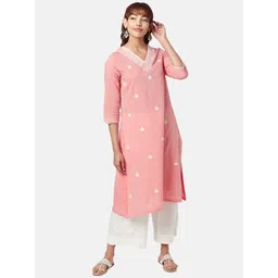 RANGMANCH BY PANTALOONS Women Ethnic Motifs Embroidered Thread Work Kurta-picture-41