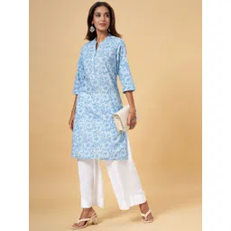 RANGMANCH BY PANTALOONS Women Floral Printed Cotton Kurta-picture-11