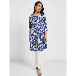RANGMANCH BY PANTALOONS Women Floral Printed Daily A-Line Kurta-picture-42