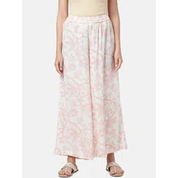 RANGMANCH BY PANTALOONS Women Floral Printed Flared Ethnic Palazzos-picture-37