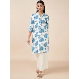 RANGMANCH BY PANTALOONS Women Floral Printed Thread Work Kurta-picture-24