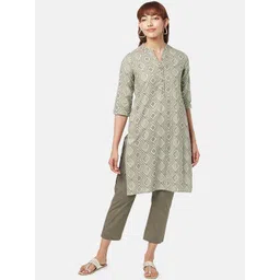 RANGMANCH BY PANTALOONS Women Geometric Printed Kurta-picture-27