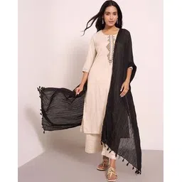 rangmanch by pantaloons Women Wrinkled Dupatta with Tassels-picture-38
