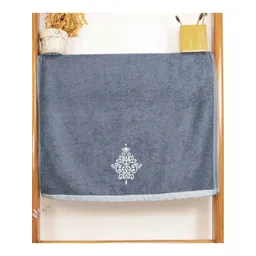 RANGOLI Grey 600 GSM Organic Royal Bamboo Bath Towels image 1