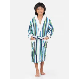 RANGOLI Kids Cotton Hooded Bath Robe-picture-41