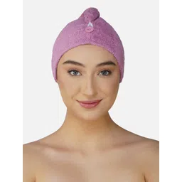 RANGOLI Purple Bamboo 500 GSM Hair Towel Wrap-picture-13