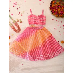 Rangpur Girls Printed Ready to Wear Lehenga &-picture-36