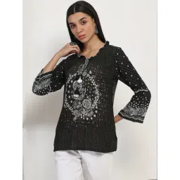 Rangriti Black Printed Kurti-picture-17