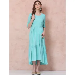 Rangriti Green Embellished Maxi Dress-picture-13