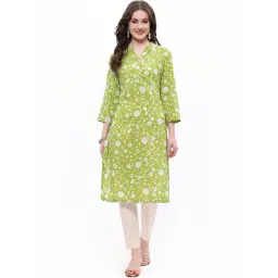 Rangriti Green Printed Straight Kurta-picture-43