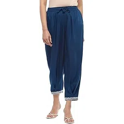 rangriti Indigo Viscose Straight Palazzo for Women-picture-12