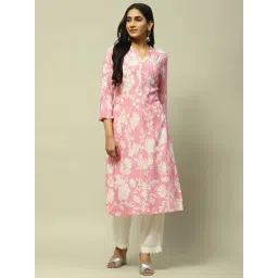 Rangriti Pink Printed Straight Kurta-picture-42