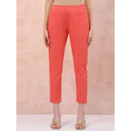 Rangriti Pink Straight Fit Trousers-picture-33