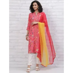 Rangriti Red & Yellow Dupatta-picture-20