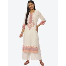 Rangriti Women Ethnic Motifs Printed Cotton Kurta-picture-31