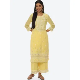 Rangriti Women Ethnic Motifs Printed Straight Kurta-picture-37