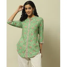 rangriti Women Floral Print A-Line Tunic-picture-27