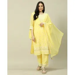 rangriti Women Floral Print Straight Kurta with Pants-picture-29