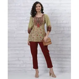 rangriti Women Floral Print Straight Kurti-picture-46